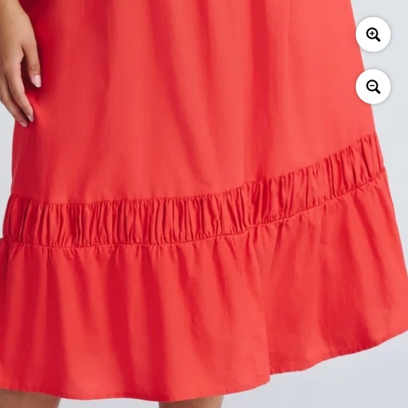 Time and Tru Women’s Ruby Light Midi Dress Size 2X NWT - Picture 3 of 7